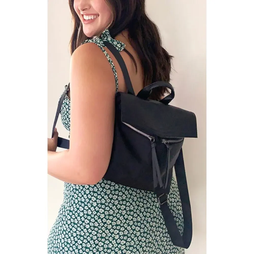 Botkier New York Black Trigger Backpack NWOT
